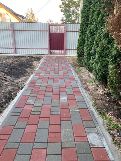 Укладка тротуарной плитки