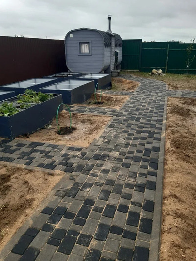 Укладка тротуарной плитки
