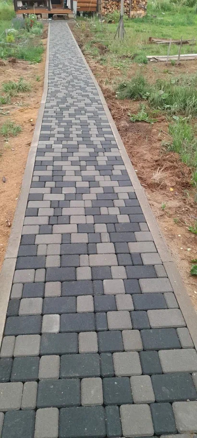 Укладка тротуарной плитки