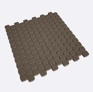 Тротуарная плитка классика 115х115х60 коричневая