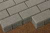 Тротуарная брусчатка 200х100х40 серая